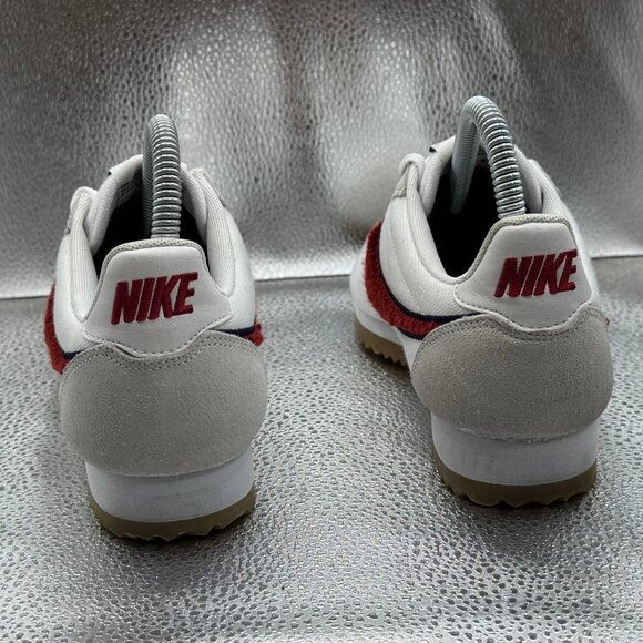 Size 6.5 Nike Classic Cortez Womens Chenille Swoosh Red Crush Sneaker 905614-103 - Picture 9 of 12